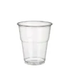 Papstar 70 Kaltgetränkebecher, PLA "pure" 0,3 l Ø 9,5 cm x H: 11 cm glasklar mit Schaumrand