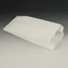 Papstar 1000 Papierfaltenbeutel, Cellulose, gefädelt 24 cm x 11 cm x 6 cm weiss Füllinhalt 1 kg