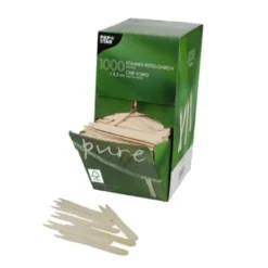 PapstarPurePommes-Frites-Gabeln; Holz - 1000 Stk 8,5 cm