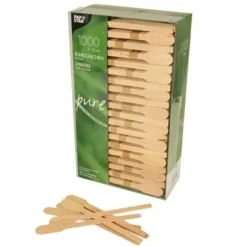 Papstar 1000 Rührstäbchen, Holz "pure" 13 cm