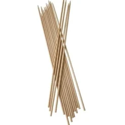 Papstar 200 Schaschlikspieße, Holz "pure" Ø 5 mm x H: 40 cm