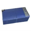 Papstar 250 Servietten, 3-lagig 1/4-Falz 33 cm x 33 cm dunkelblau