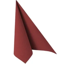 Papstar 50 Servietten "ROYAL Collection" 1/4-Falz 40 cm x 40 cm bordeaux