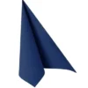 Papstar 50 Servietten "ROYAL Collection" 1/4-Falz 40 cm x 40 cm dunkelblau