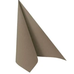 Papstar 50 Servietten "ROYAL Collection" 1/4-Falz 40 cm x 40 cm grau