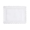 Papstar 100 Spitzenpapiere eckig 34 cm x 26 cm weiss