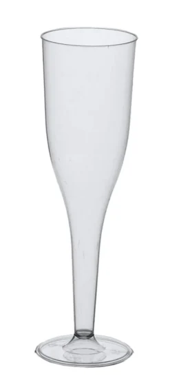Papstar Stiel-Glas, Polystyrol, 0,1 l, glasklar - 500 Stk