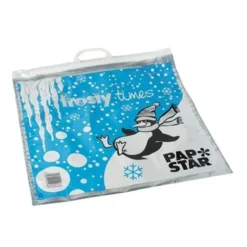 Papstar Tiefkühltragetaschen, LDPE 12 l 47 cm x 43 cm "Frosty Times"