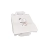 Papstar 50 Tragetaschen, Papier 28 cm x 22 cm x 10 cm weiss mit Tragegriff