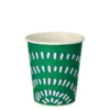 Papstar 100 Trinkbecher für Kaltgetränke, Pappe 0,2 l Ø 8 cm x H: 8,8 cm grün