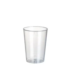 Papstar 40 Trinkbecher, PP 0,1 l Ø 5,2 cm x H: 7,4 cm transluzent unzerbrechlich
