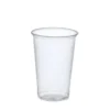 Papstar 50 Trinkbecher, PP 0,4 l Ø 9,5 cm x H: 12,2 cm transparent mit Schaumrand