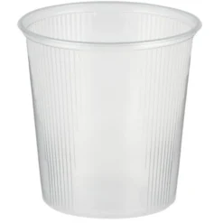 Papstar 100 Verpackungsbecher, PP rund 500 ml Ø 10,1 cm x H: 10,3 cm transparent