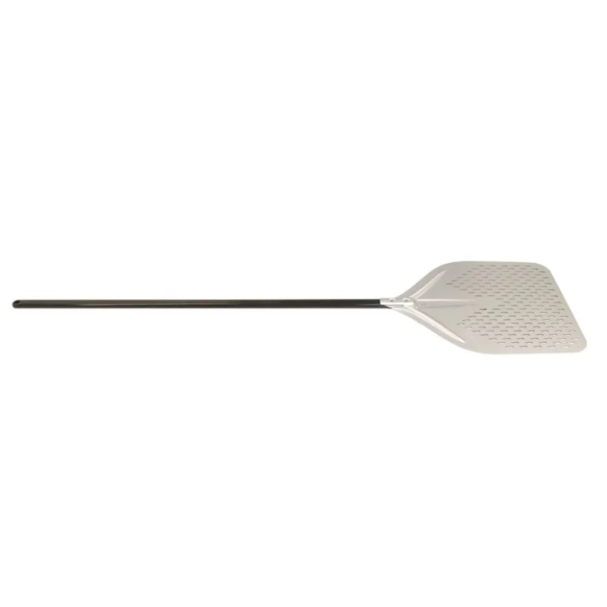 Pizzaschaufel perforiert 40x42cm, (L)1525 mm