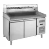 Pizzatisch ECO 2/0 mit Kühlaufsatz 7x GN 1/4