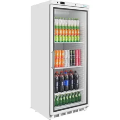 Polar C-Serie Lagerkühlschrank 600 Liter mit Glastür, weiß