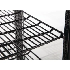 Polar C-Serie Standkühlvitrine 235 Liter mit gebogener Tür, schwarz