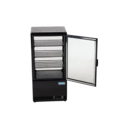 Polar C-Serie Tischkühlvitrine 68 Liter mit gebogener Tür, schwarz