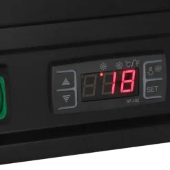 Polar C-Serie Tischkühlvitrine 100 Liter schwarz