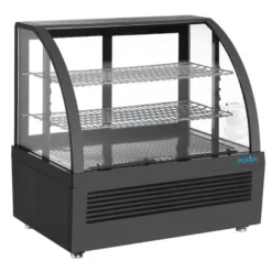 Polar C-Serie Tischkühlvitrine 100 Liter schwarz