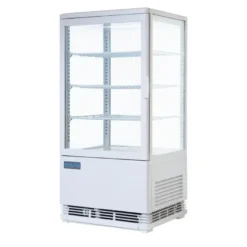 Polar C-Serie Tischkühlvitrine 86 Liter mit gebogener Tür, weiß