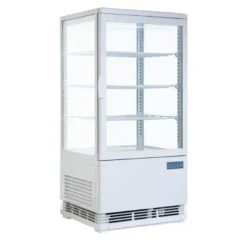 Polar C-Serie Tischkühlvitrine 68 Liter mit gebogener Tür, weiß