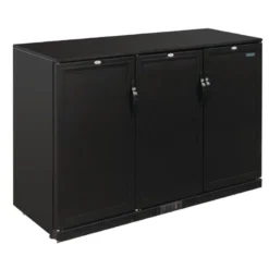 Polar G-Serie Barkühlschrank mit 3 verdeckten Klapptüren 330 Liter