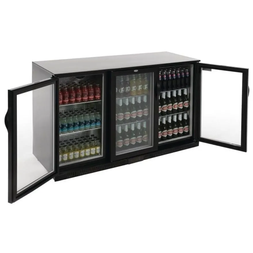Polar G-Serie Barkühlschrank mit 3 Klapptüren 330 Liter