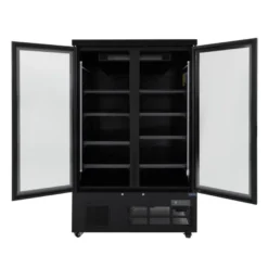 Polar G-Serie Gefrierschrank 744 Liter mit Glastür, 2-türig, schwarz