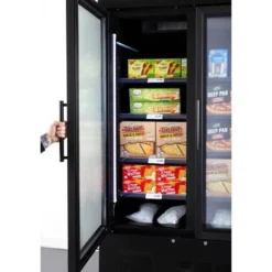 Polar G-Serie Gefrierschrank 744 Liter mit Glastür, 2-türig, schwarz