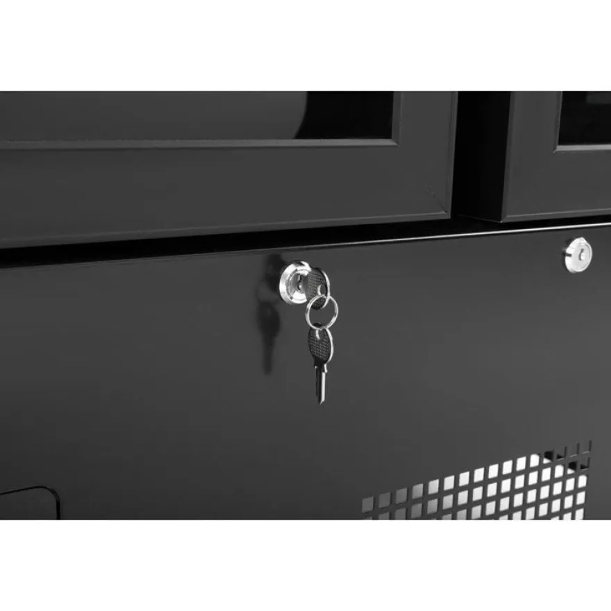 Polar G-Serie Getränkekühlschrank 744 Liter 2-türig, schwarz
