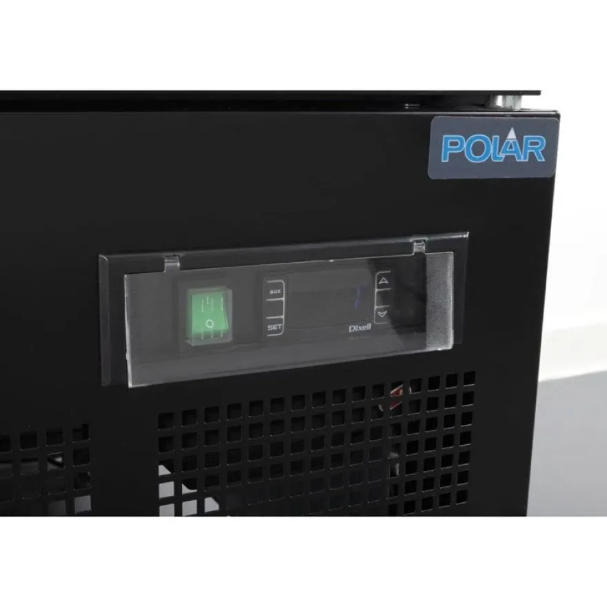 Polar G-Serie Getränkekühlschrank 744 Liter 2-türig, schwarz