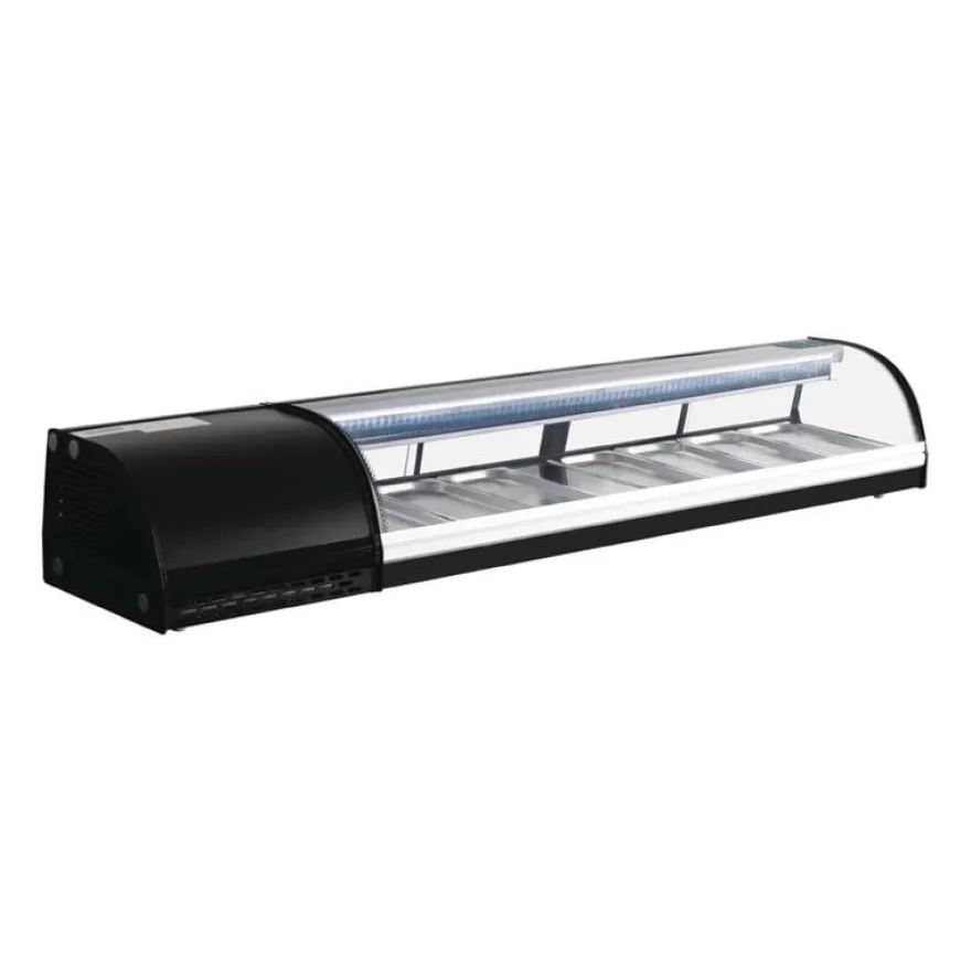 Polar G-Serie Sushi-Kühlvitrine 180cm