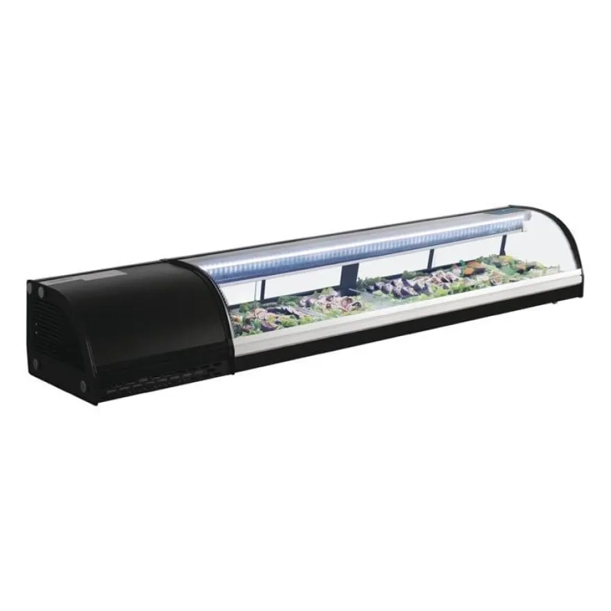 Polar G-Serie Sushi-Kühlvitrine 180cm