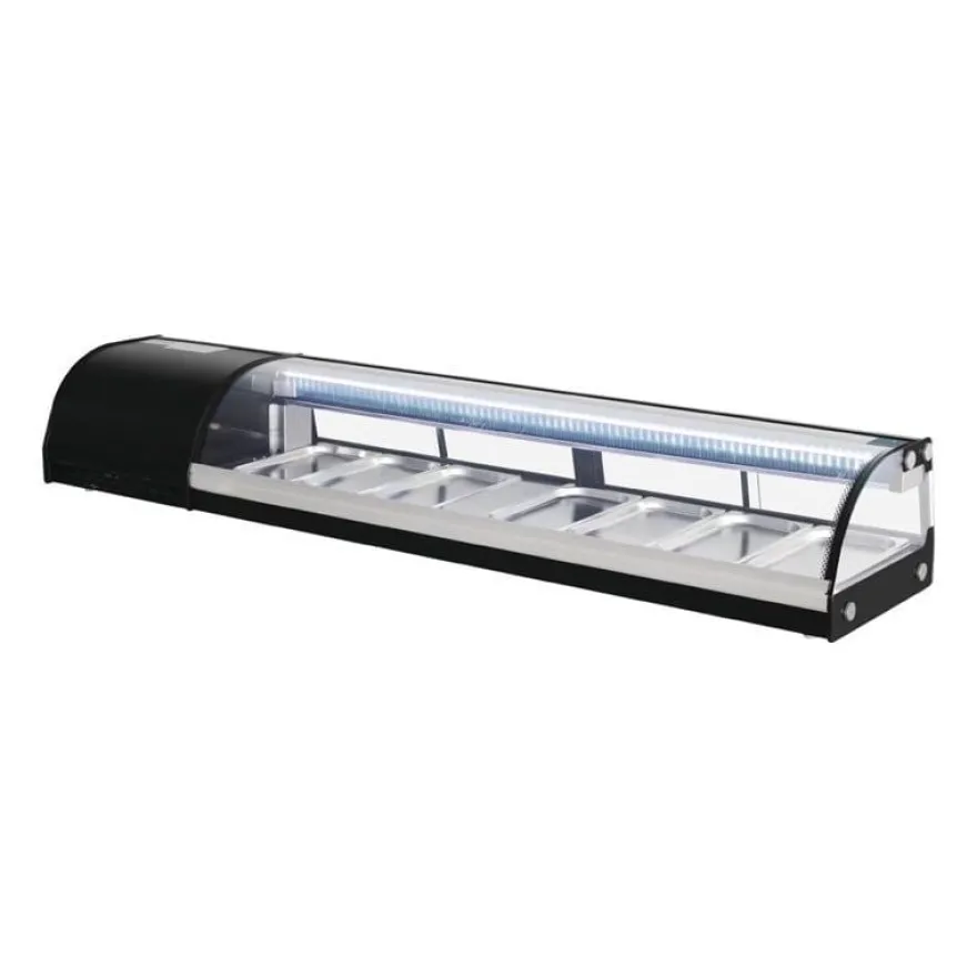Polar G-Serie Sushi-Kühlvitrine 180cm