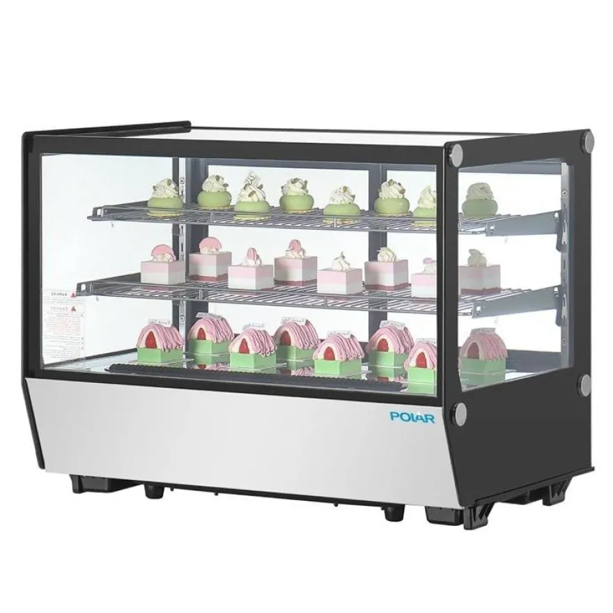 Polar G-Serie Tischkühlvitrine 160 Liter, quadratisch