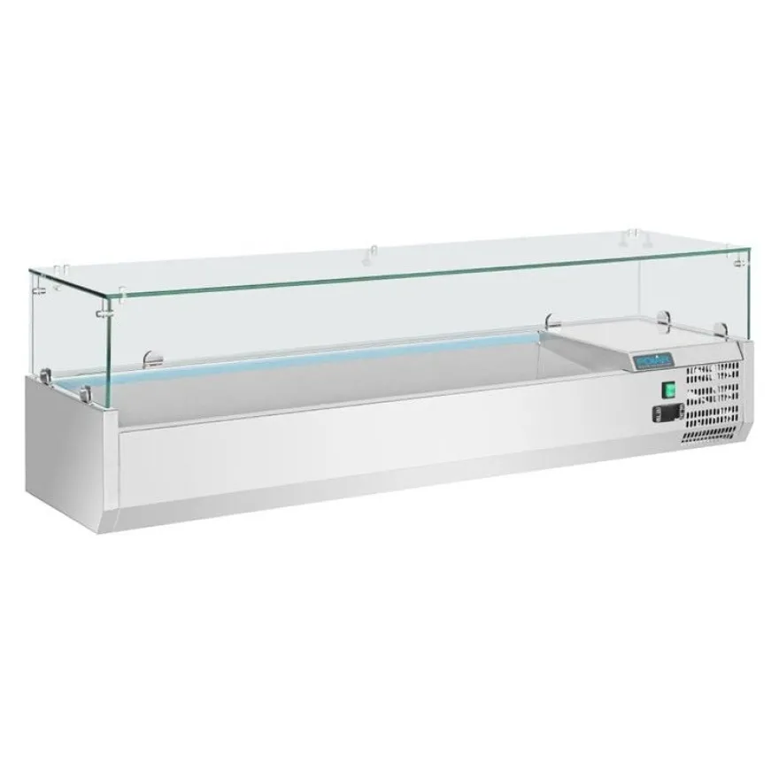 Polar Serie G Aufsatzkühlvitrine für 5x GN1/3 und 1x GN1/2