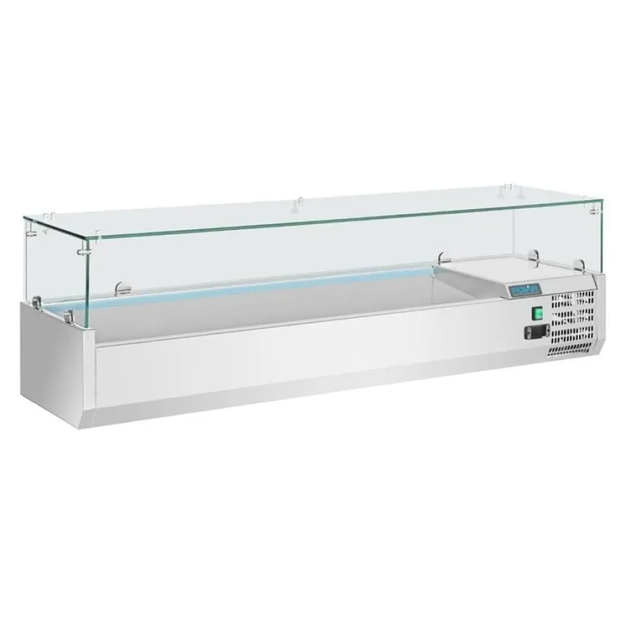 Polar Serie G Aufsatzkühlvitrine für 5x GN1/3 und 1x GN1/2