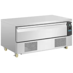 Polar Serie U flacher Kühl- und Tiefkühltisch mit 1 Schublade 3x GN