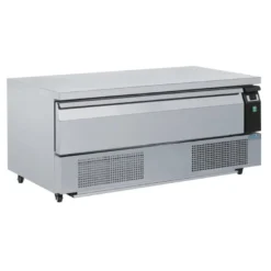 Polar Serie U flacher Kühl- und Tiefkühltisch mit 1 Schublade 3x GN