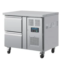 Polar Serie U GN-Kühltisch mit 2 Schubladen 124L