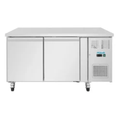 Polar U-Serie Bäckerei-Kühltisch EN 60x40 2 Türen 427 Liter auf Rollen