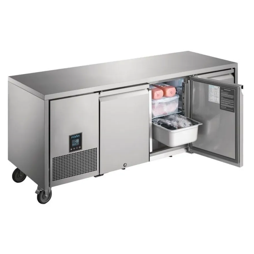 Polar U-Serie dreitürige Gefriertheke 420L