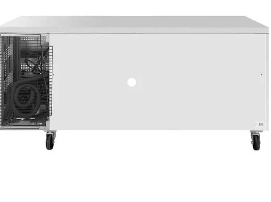 Polar U-Serie Kühltisch 6 Schubladen 465 Liter auf Rollen