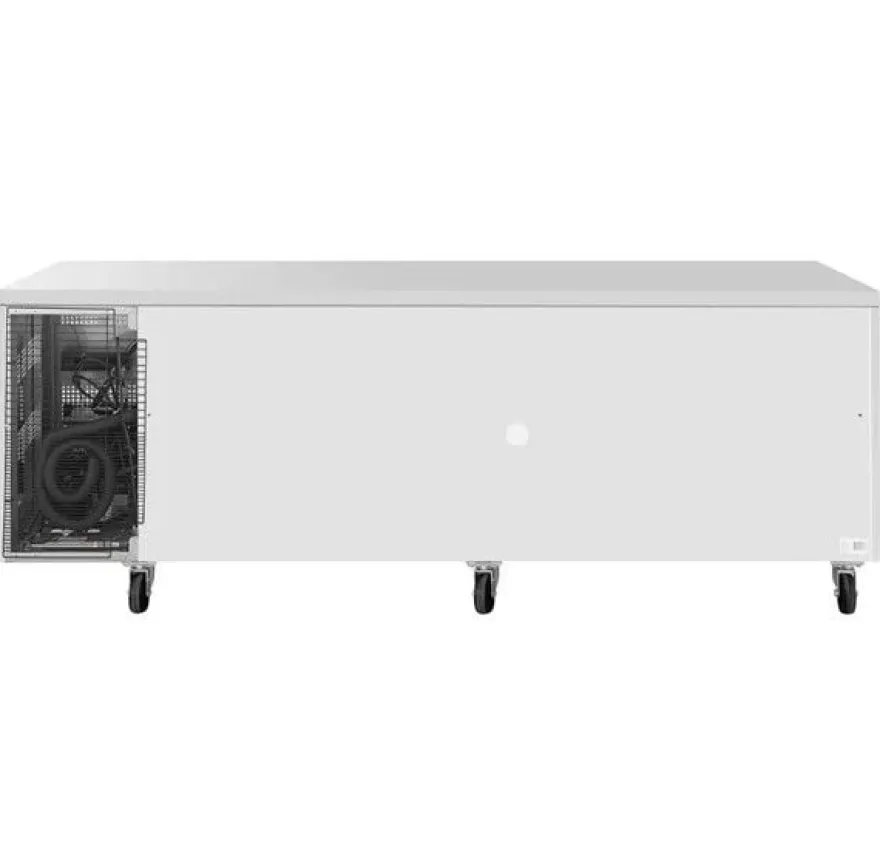 Polar U-Serie Kühltisch 8 Schubladen 616 Liter auf Rollen