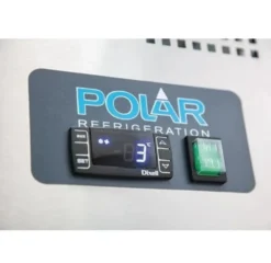 Polar U-Series Pizzatisch 3 Türen mit Granitplatte 643 Liter auf Rollen