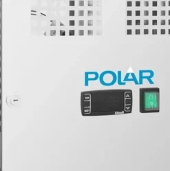 Polar U-Series Pizzatisch 3 Türen mit Granitplatte 643 Liter auf Rollen