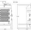 Potis Dönergrill / Gyrosgrill Elektro E1 - achteckige Fettwanne
