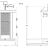 Potis Dönergrill / Gyrosgrill Erdgas GD3 - achteckige Fettwanne