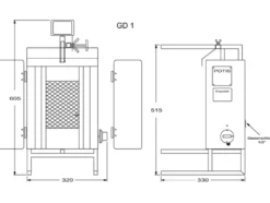 Potis Dönergrill / Gyrosgrill Propangas GD1